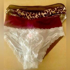 Victoria’s Secret Panties Hiphuggers Cheekini Mesh Leopard NWOT